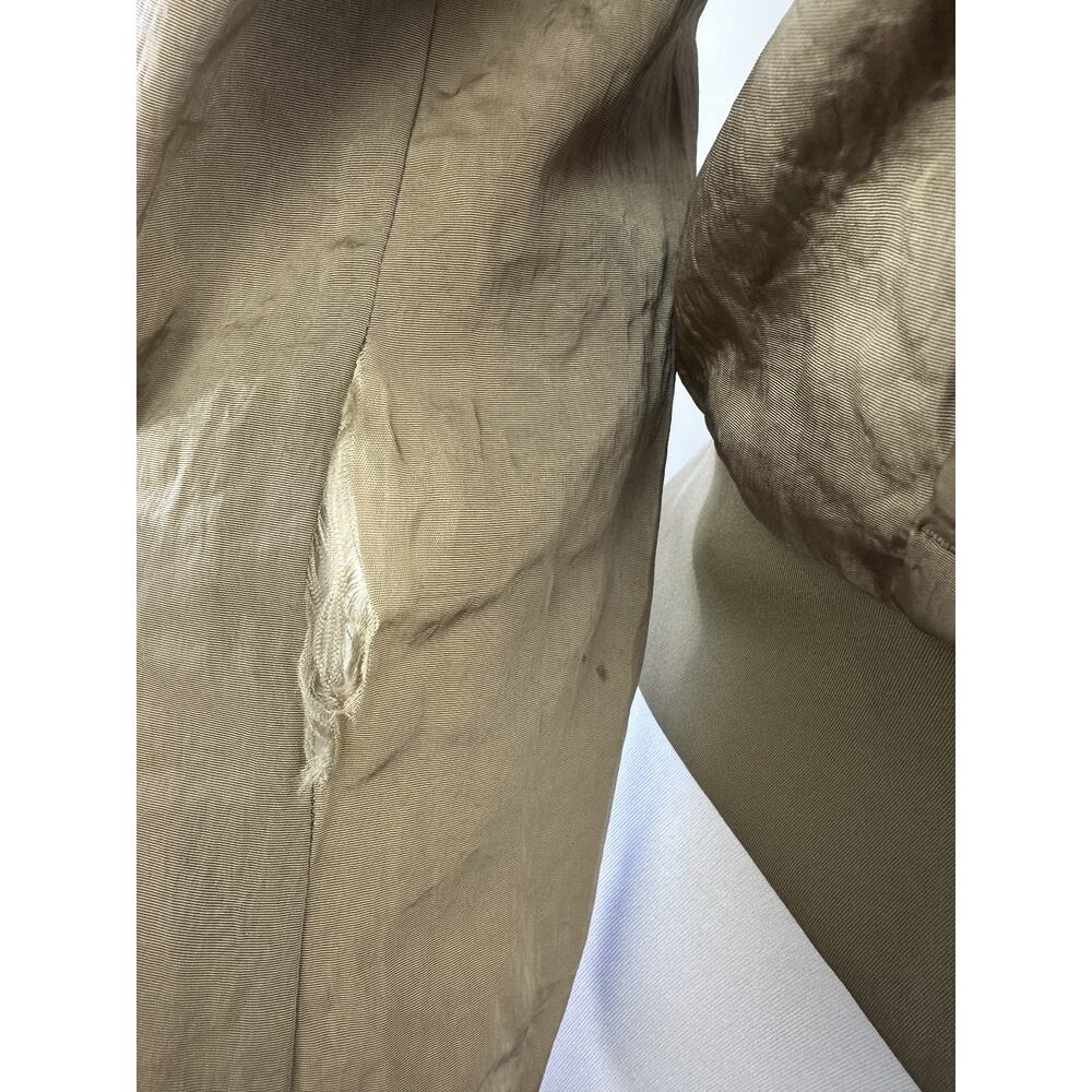 *Damaged/Flawed Lululemon Non-Stop Bomber Jacket Bold Beige Gold Zip Size 4 - Picture 11 of 16